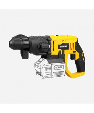 X‑LION RTX1855B 18 V Aküsüz Pnömatik Matkap – SDS‑Plus, 1,2 J Darbe Gücü